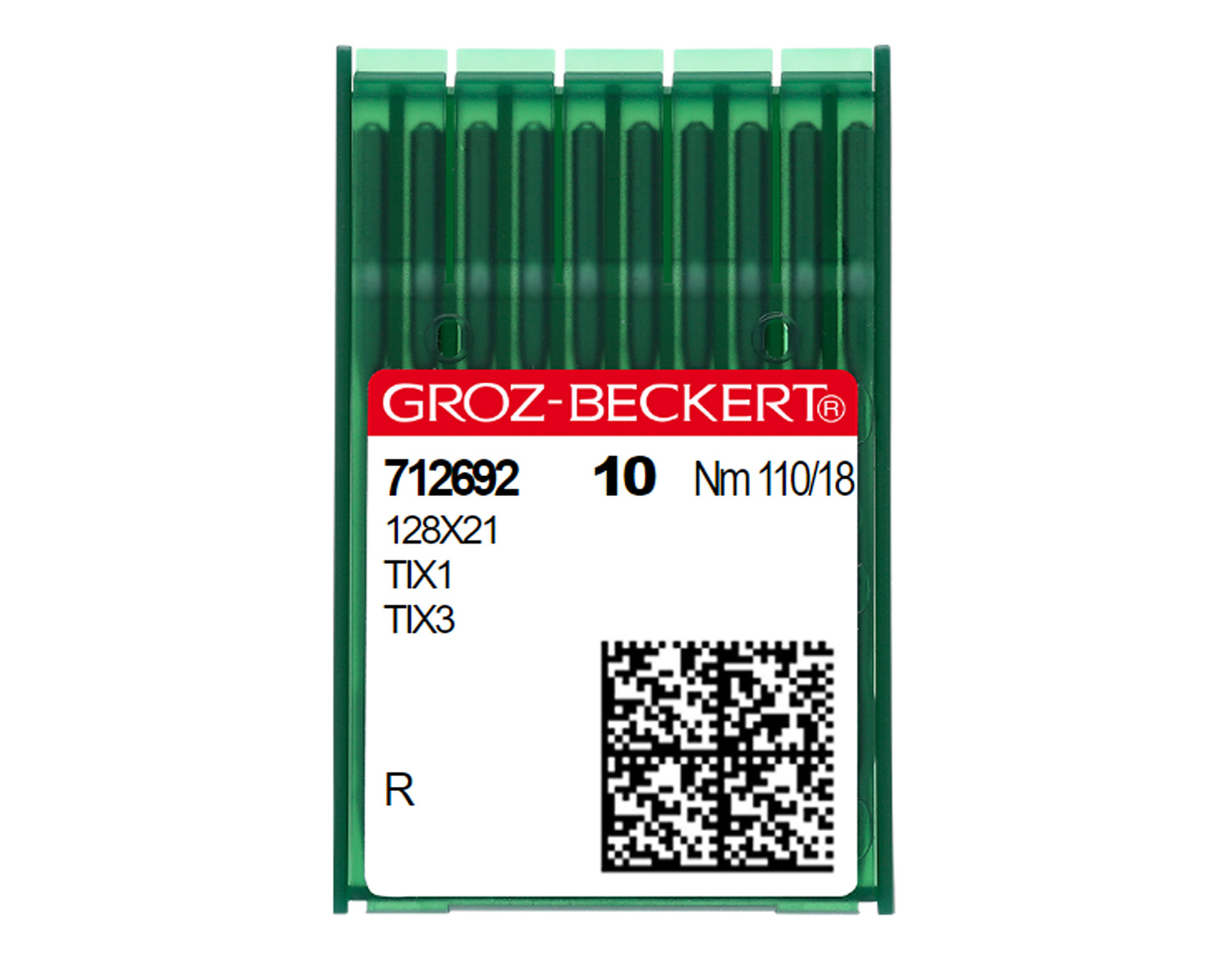 128X1 SIZE 110 PACK OF 10 NEEDLES GROZ BECKERT