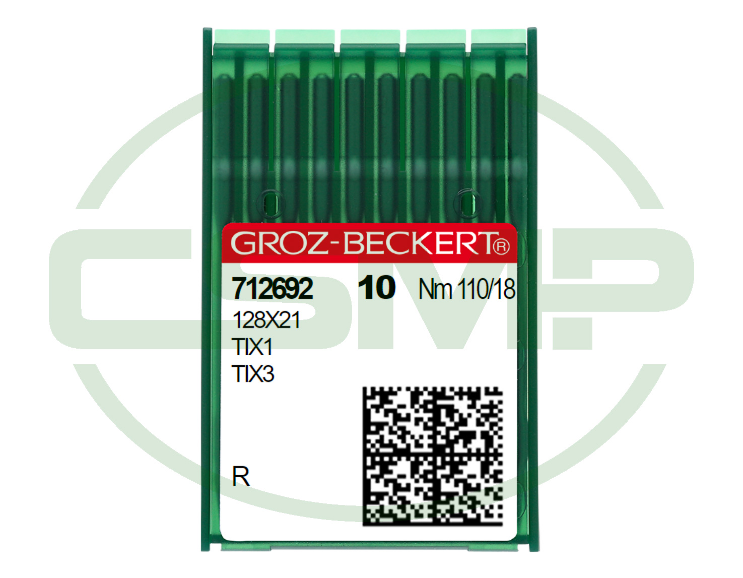 128X1 SIZE 110 PACK OF 10 NEEDLES GROZ BECKERT