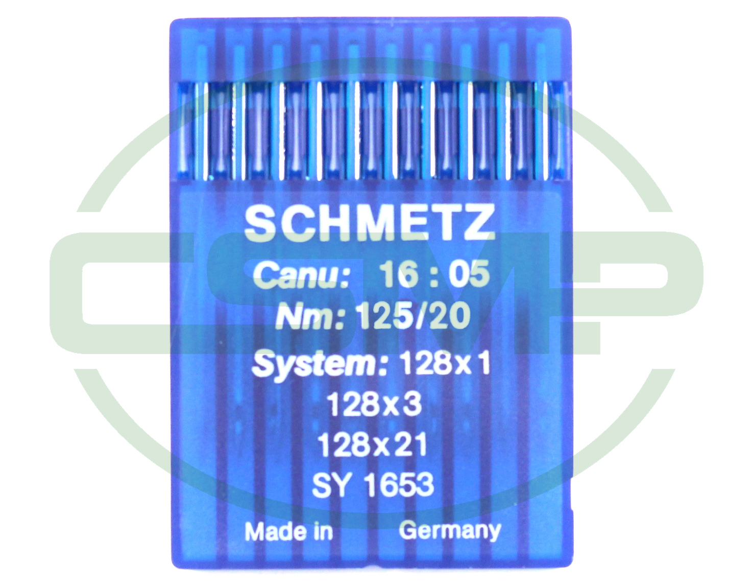 128X1 SIZE 125 PACK OF 10 NEEDLES SCHMETZ