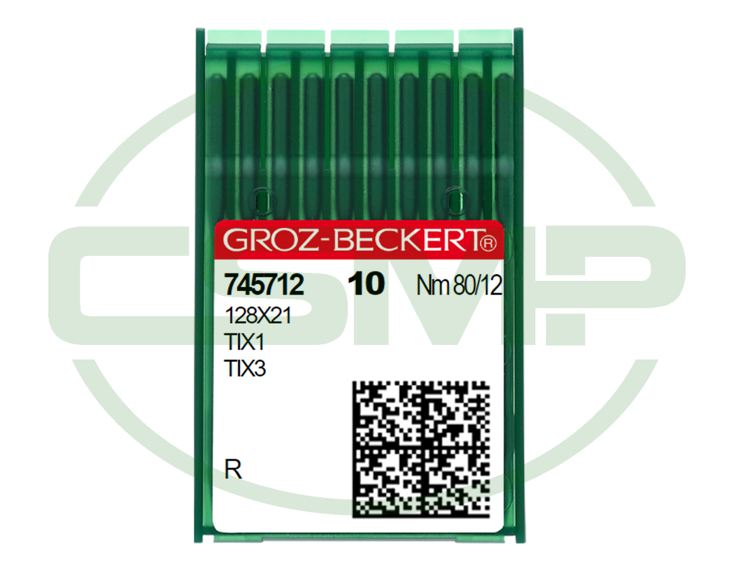128X1 SIZE 80 PACK OF 10 NEEDLES GROZ BECKERT