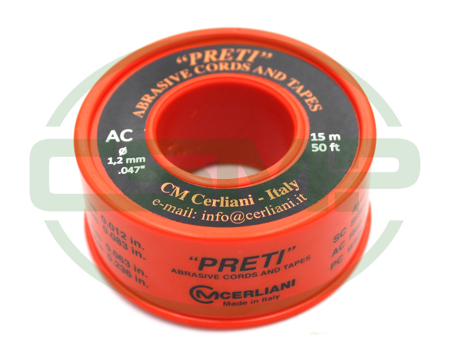 12AC15 1.2MM X 15M 150GRIT PRETI ABRASIVE CORD