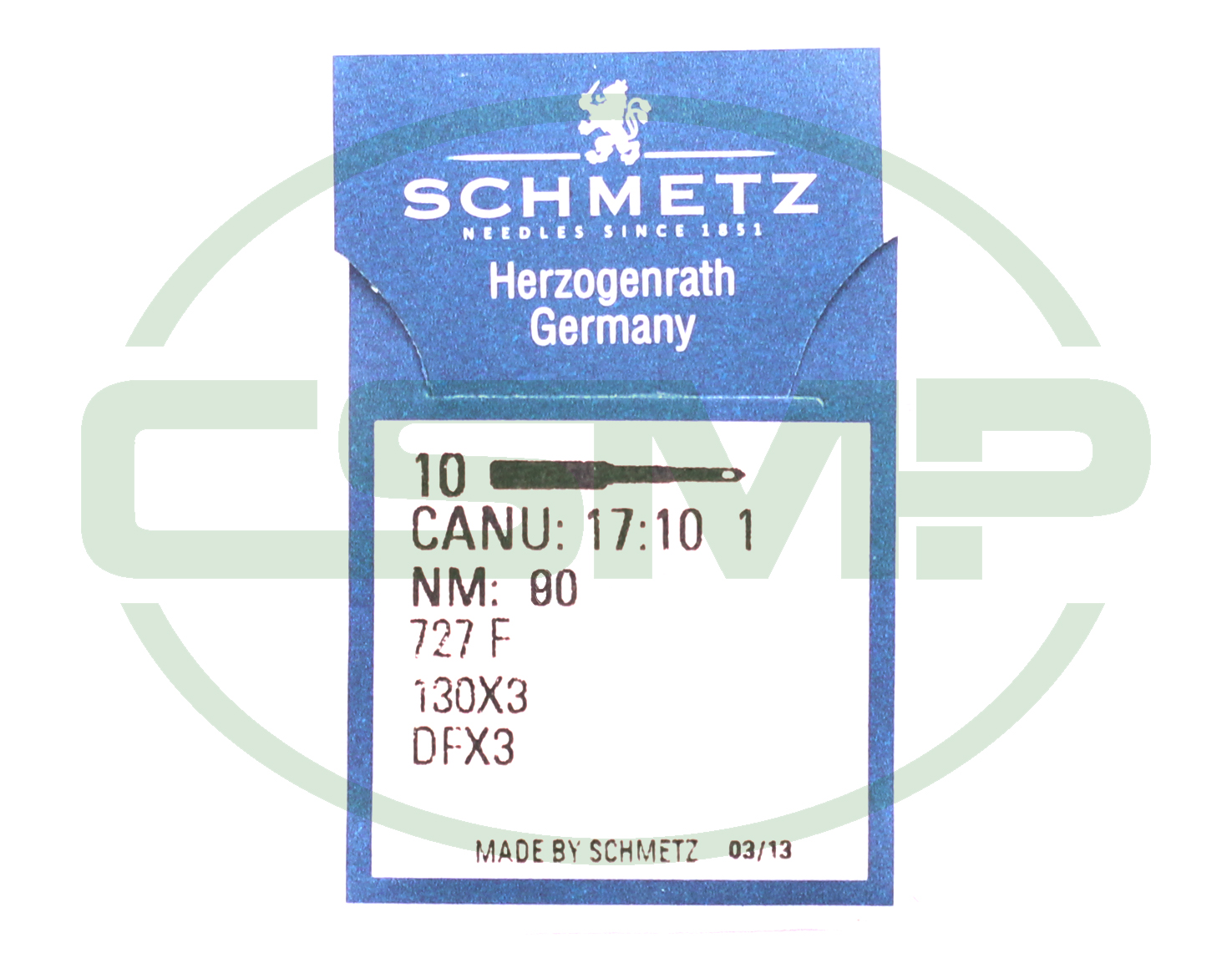 130X3 SIZE 80 PACK OF 10 NEEDLES SCHMETZ DISCONTINUED