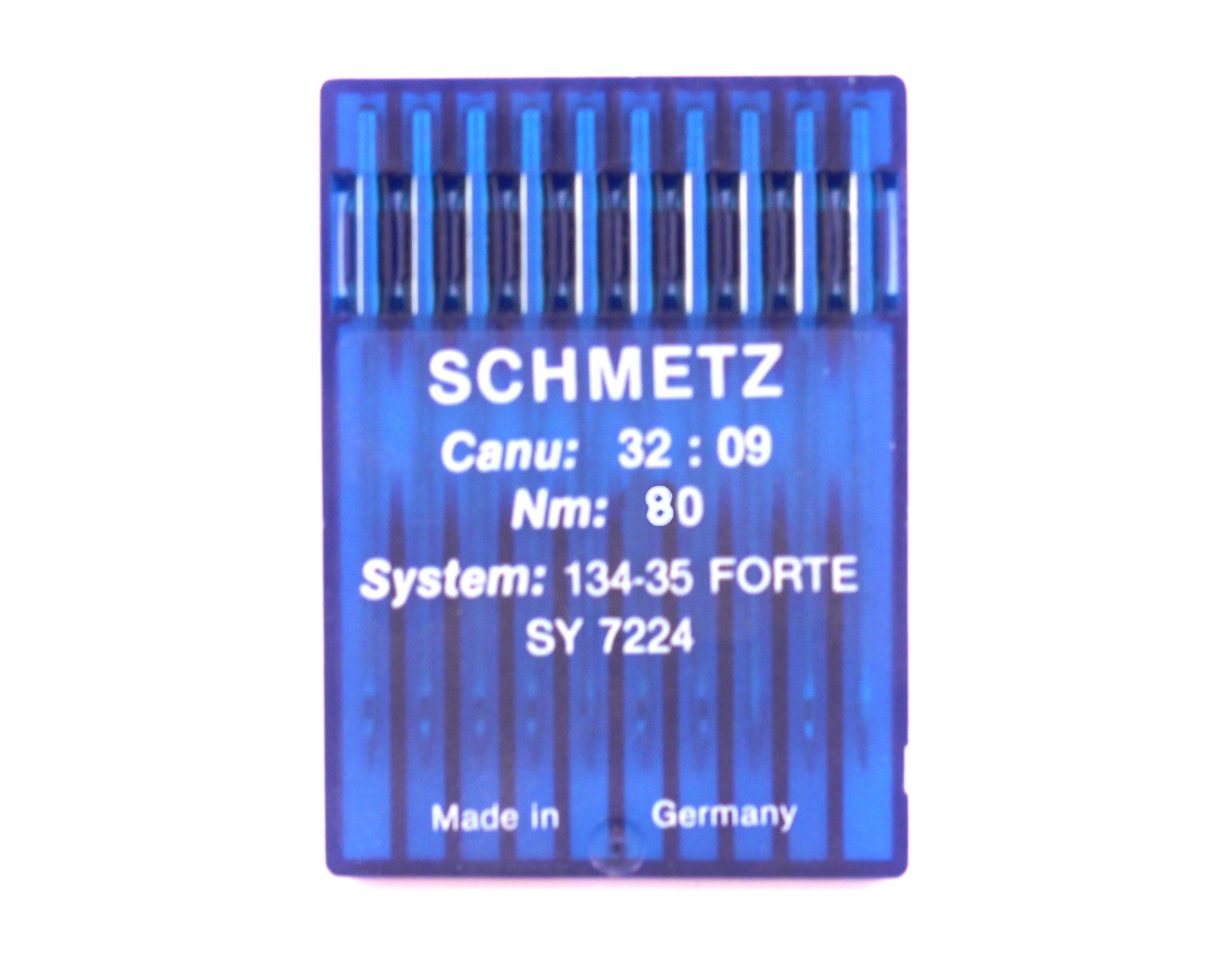 134-35 FORTE SIZE 80 PACK OF 10 NEEDLES SCHMETZ DISCONTINUED