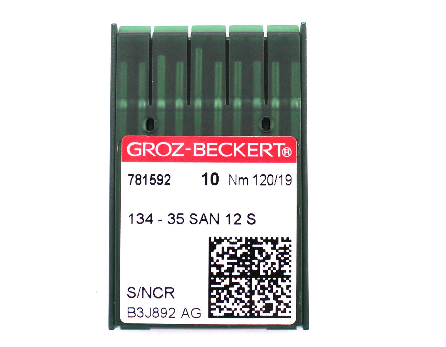134-35 SAN12 S SIZE 120 GROZ BECKERT PACK OF 10 NEEDLES