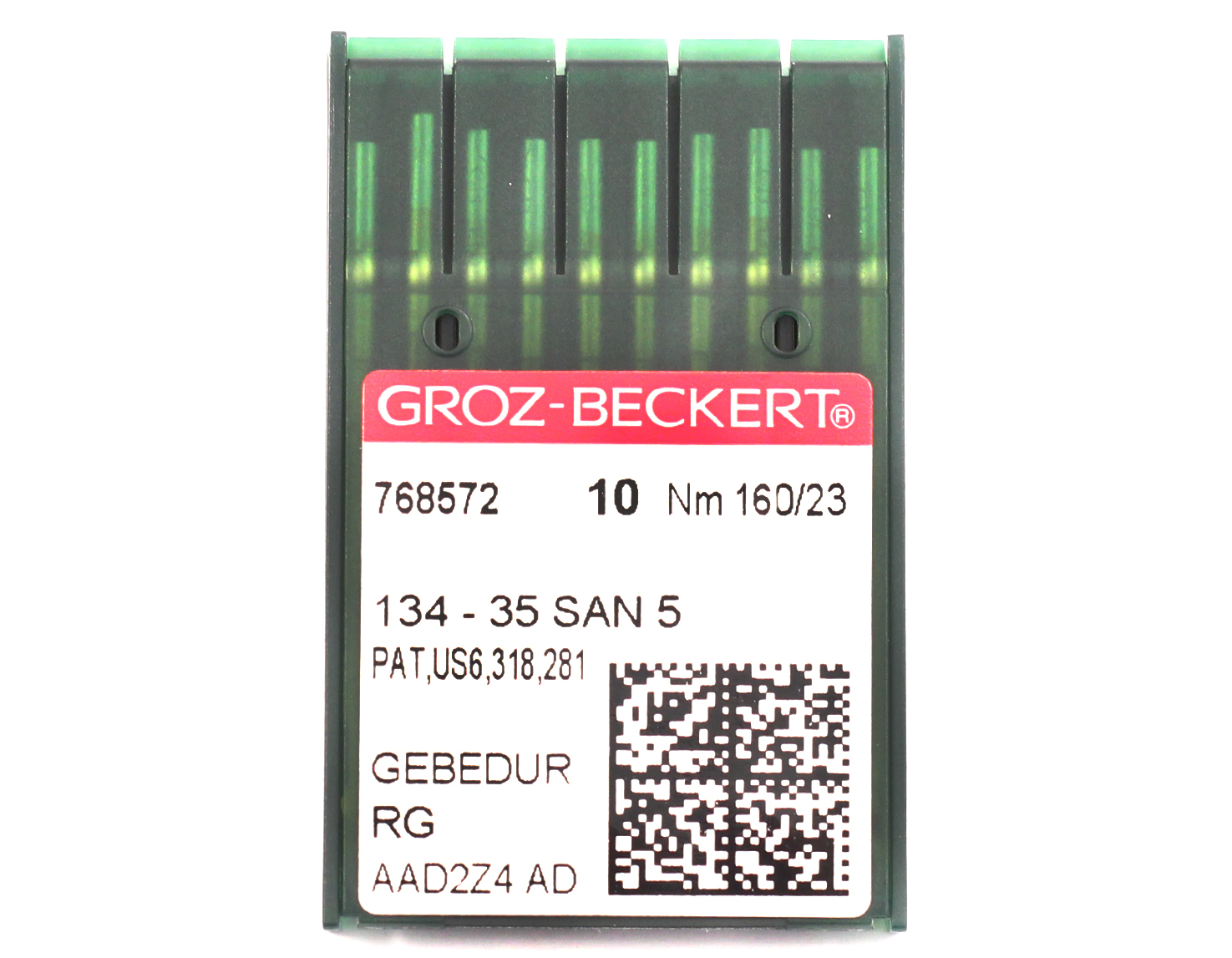 134-35 SAN 5 GEBEDUR SIZE 160 PACK OF 10 NEEDLES