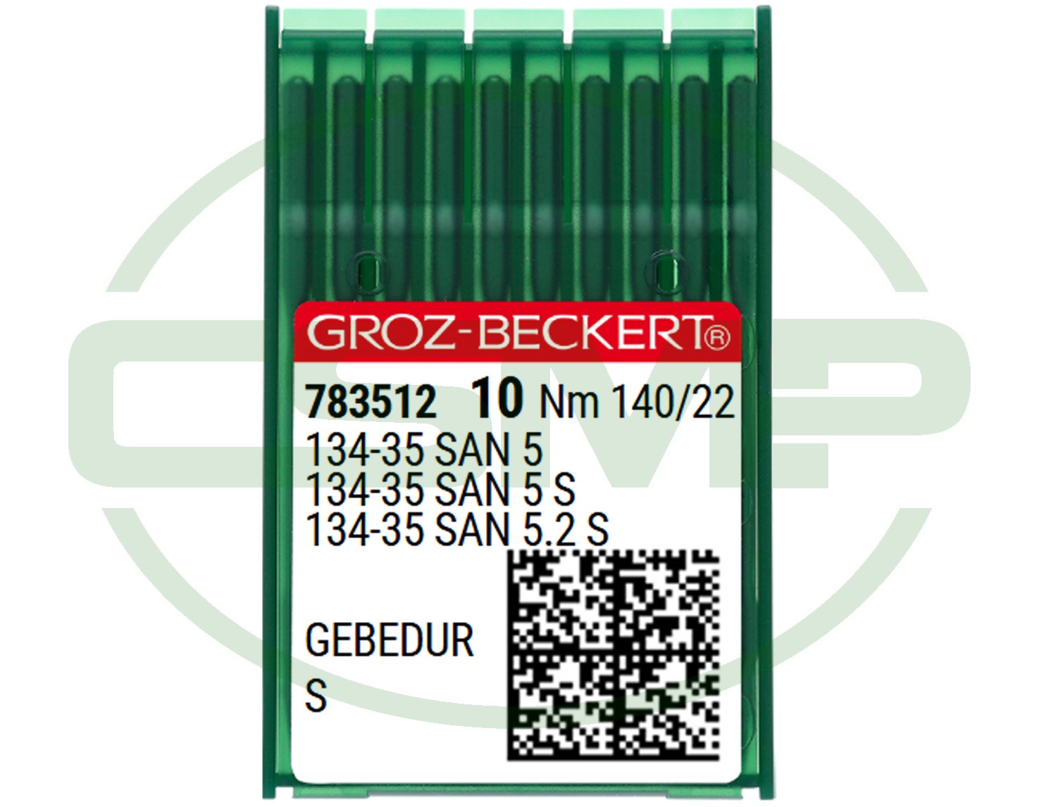 134-35 SAN 5 S GEBEDUR SIZE 140 PACK OF 10 NEEDLES