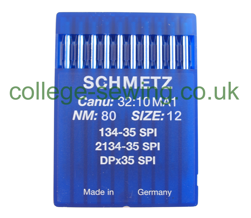 134-35SPI SIZE 80 PACK OF 10 NEEDLES SCHMETZ