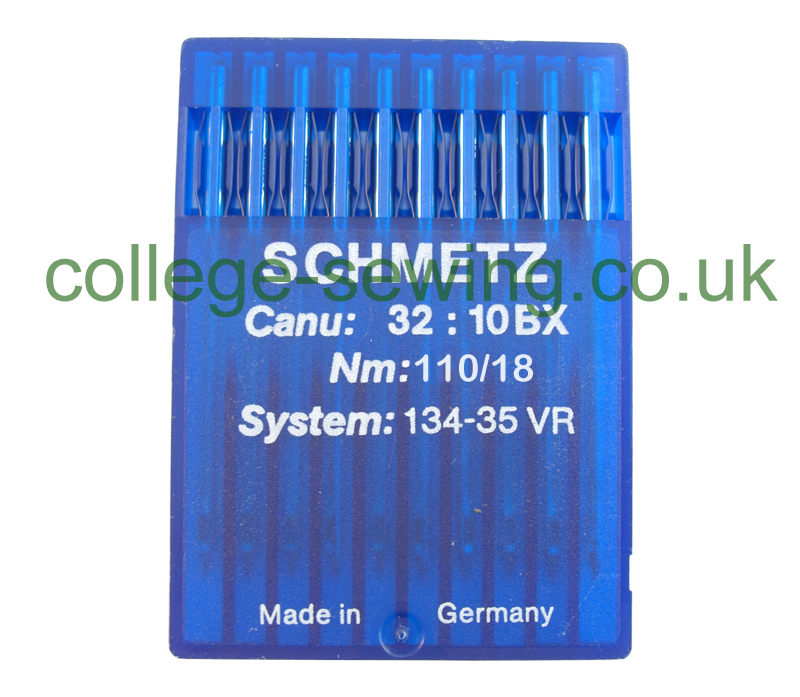 134-35VR SIZE 110 PACK OF 10 NEEDLES SCHMETZ