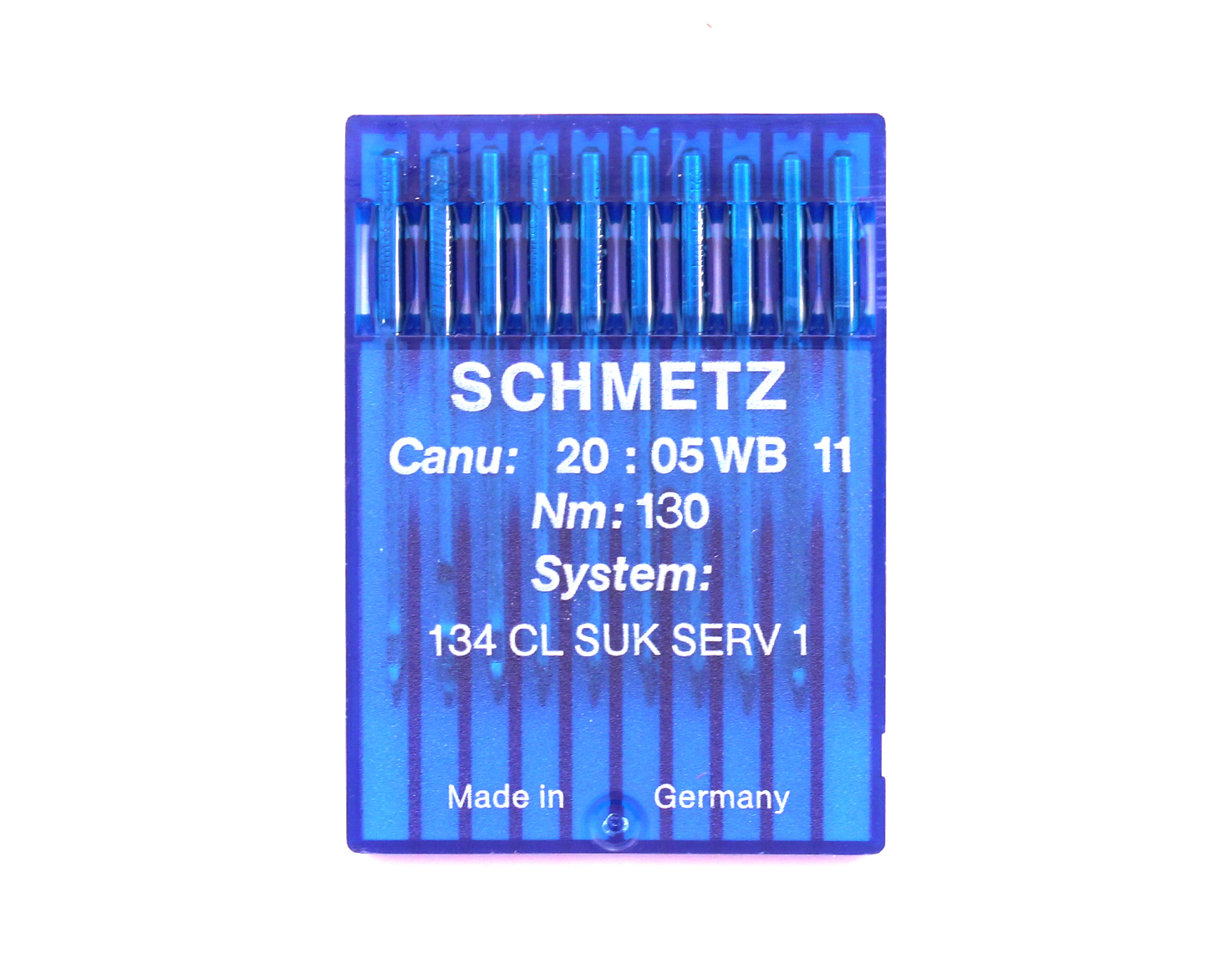 134CL SUK SERV1 SIZE 130 PACK OF 10 NEEDLES SCHMETZ DISCONTINUED