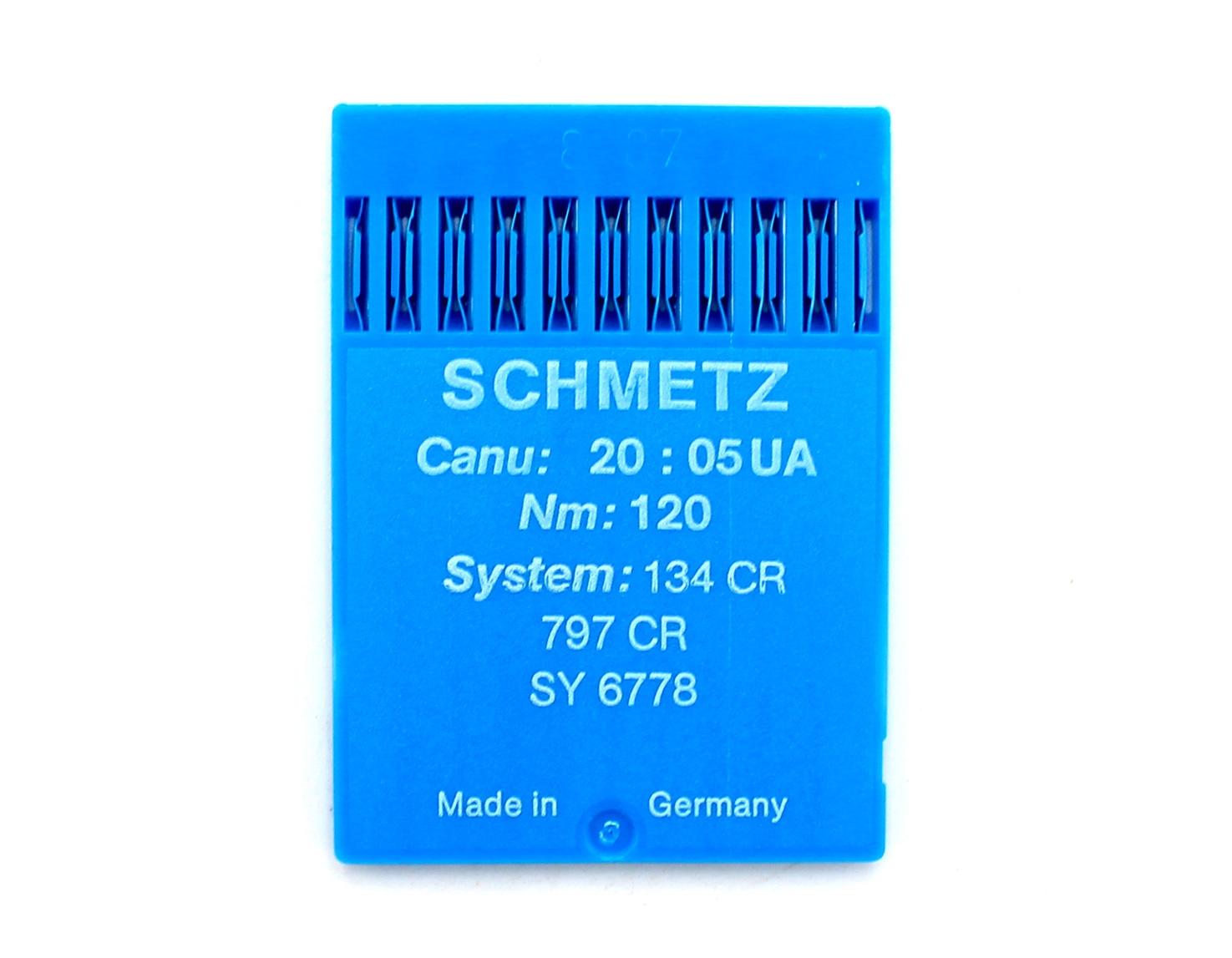 134CR SIZE 120 PACK OF 10 NEEDLES SCHMETZ