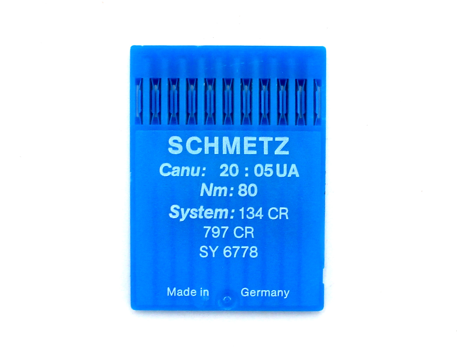 134CR SIZE 80 PACK OF 10 NEEDLES SCHMETZ