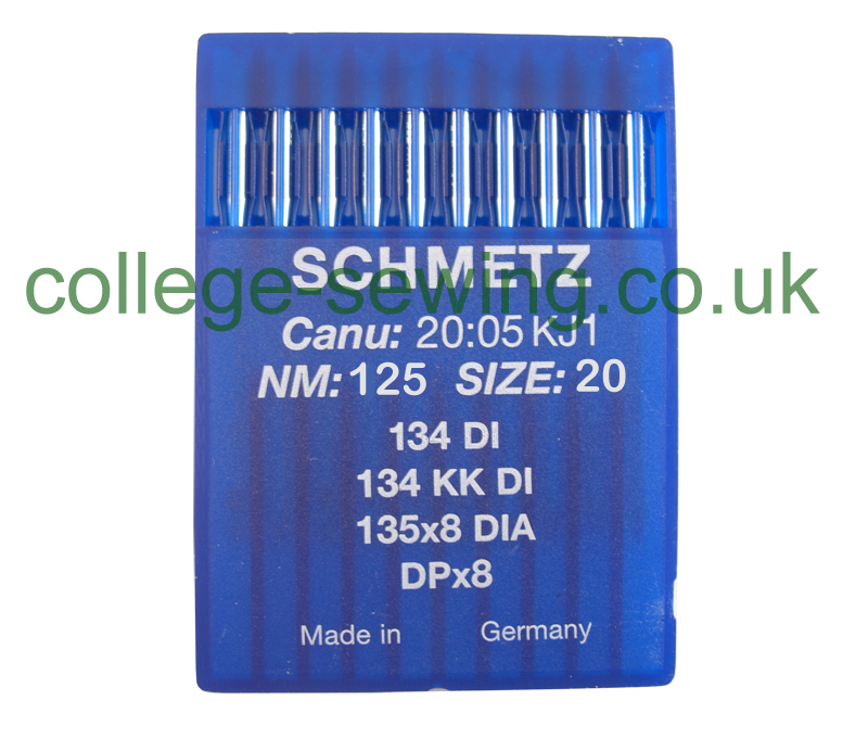 134DI SIZE 125 PACK OF 10 NEEDLES SCHMETZ DISCONTINUED