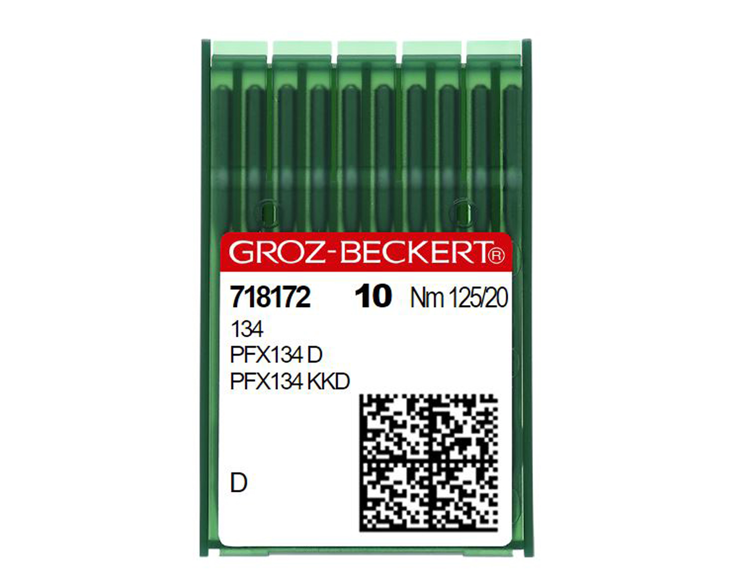 134D SIZE 125 PACK OF 10 NEEDLES GROZ BECKERT