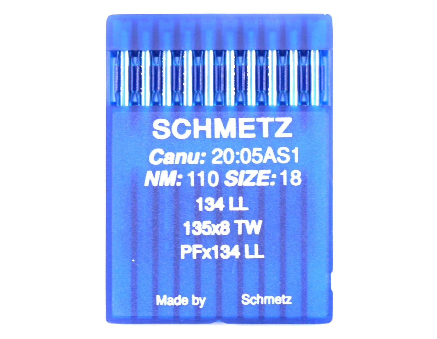 134LL SIZE 110 PACK OF 10 NEEDLES SCHMETZ