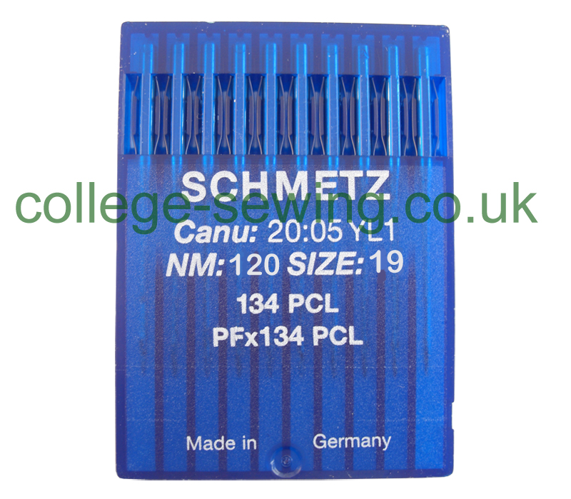 134 PCL SIZE 120 PACK OF 10 NEEDLES SCHMETZ