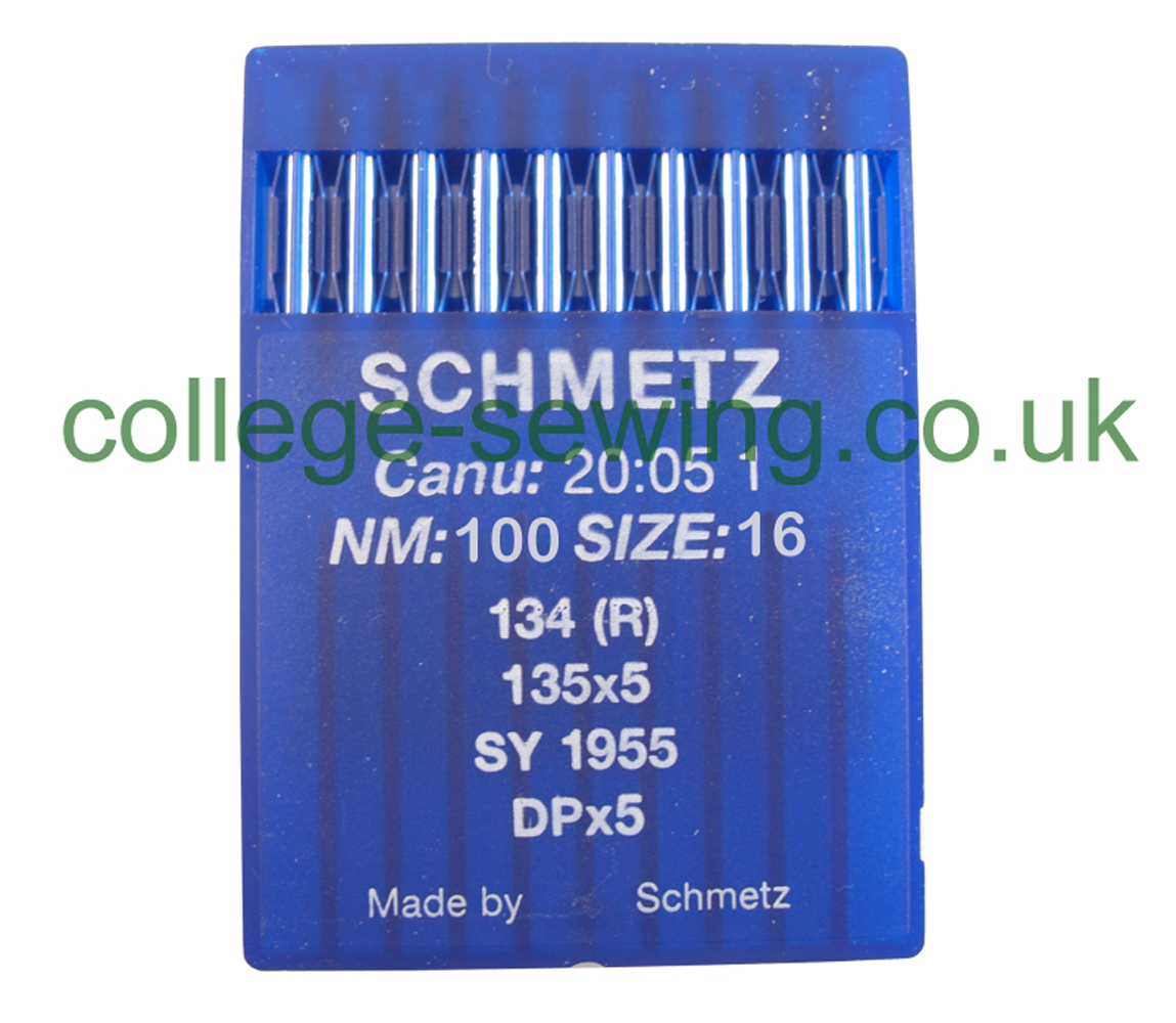 134R SIZE 100 PACK OF 10 NEEDLES SCHMETZ