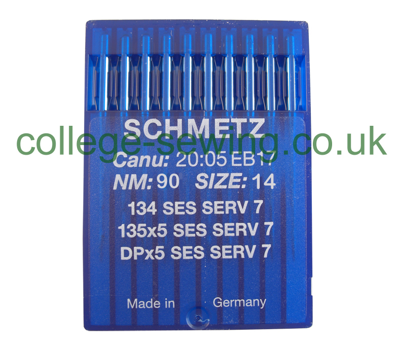 134SES SERV7 SIZE 90 PACK OF 10 NEEDLES SCHMETZ