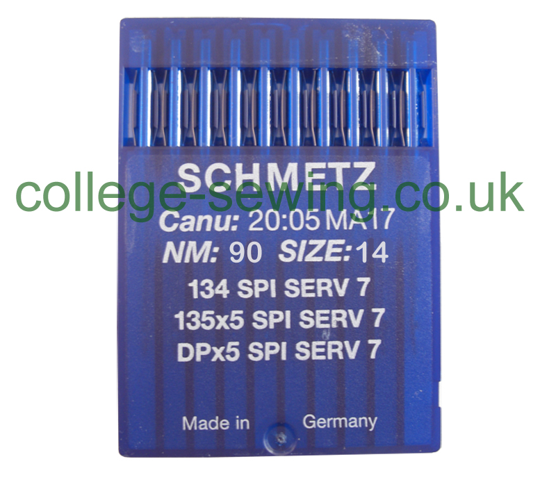 134 SPI SERV7 SIZE 90 PACK OF 10 NEEDLES SCHMETZ