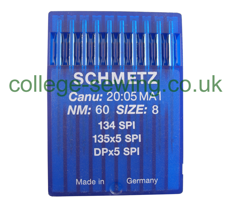 134 SPI SIZE 60 PACK OF 10 NEEDLES SCHMETZ
