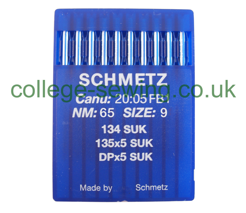 134 SUK SIZE 65 PACK OF 10 NEEDLES SCHMETZ
