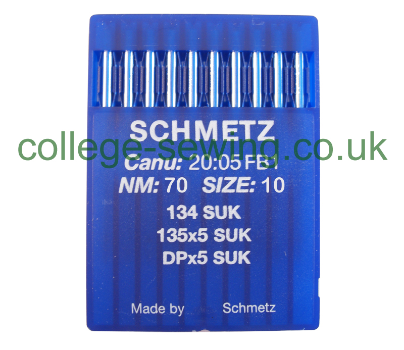 134 SUK SIZE 70 PACK OF 10 NEEDLES SCHMETZ