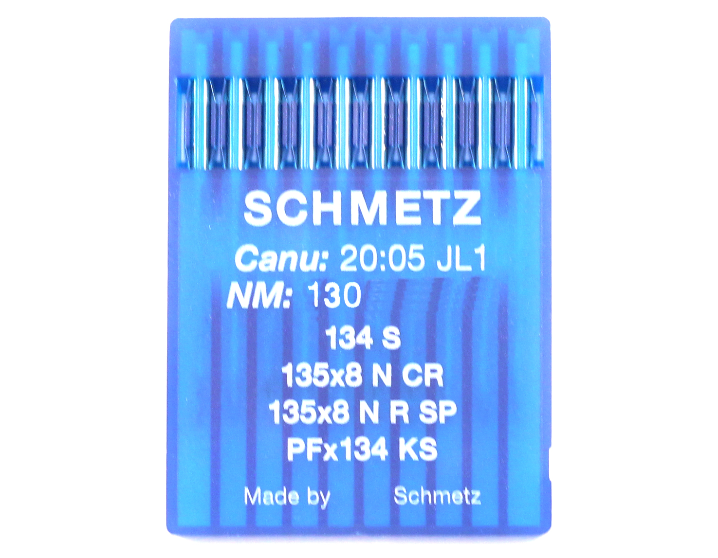 134S SIZE 130 PACK OF 10 NEEDLES SCHMETZ