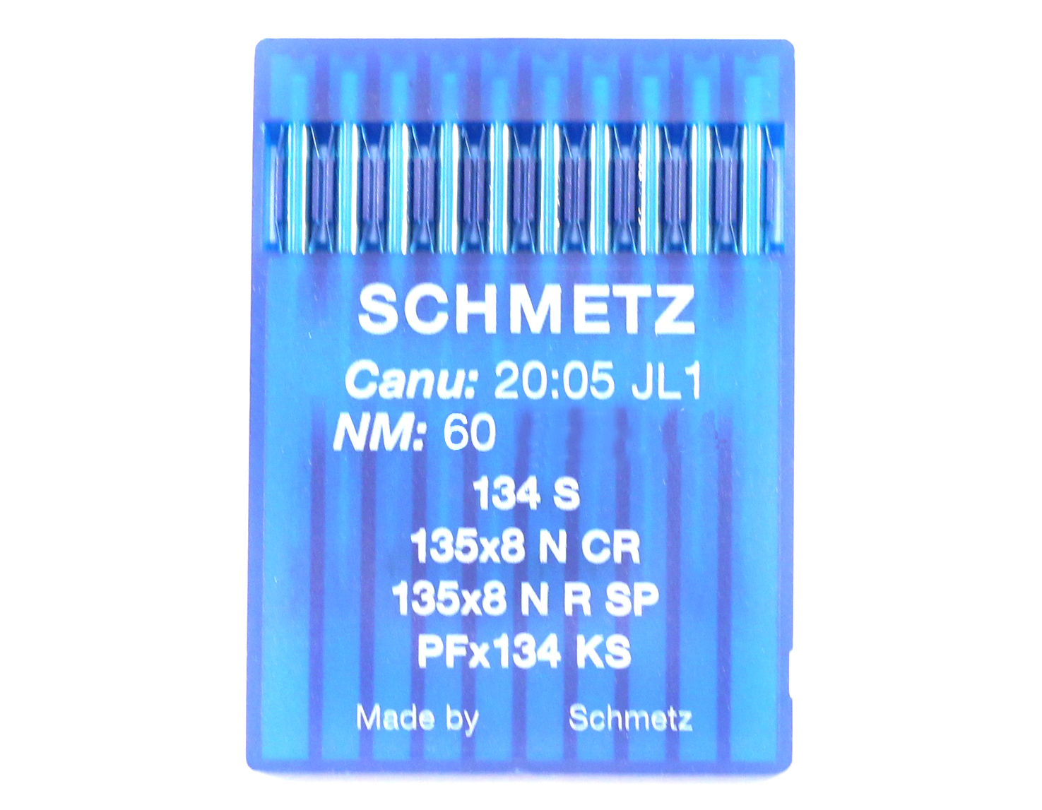 134S SIZE 60 PACK OF 10 NEEDLES SCHMETZ