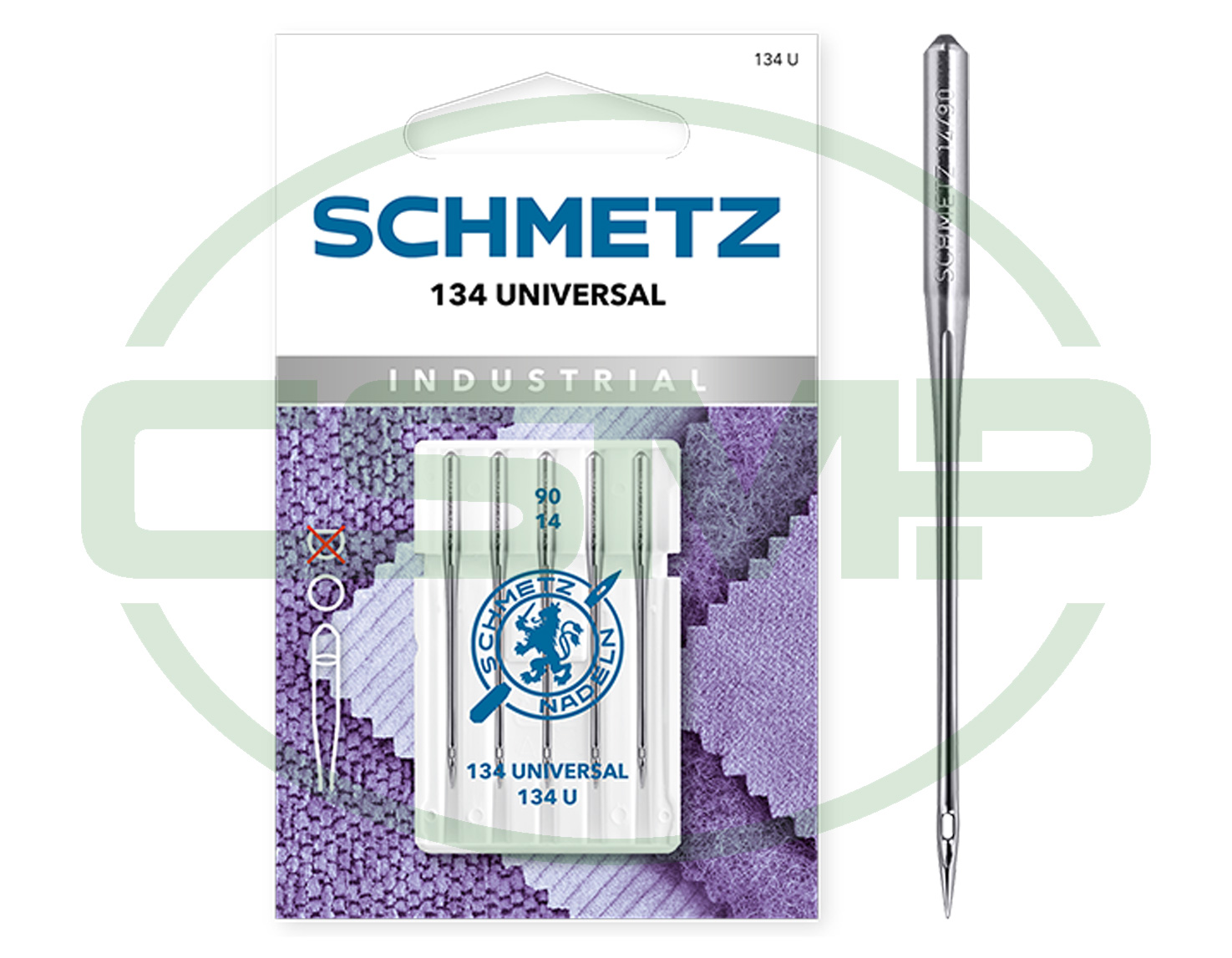 SCHMETZ UNIVERSAL INDUSTRIAL SIZE 90 PACK OF 5 CARDED