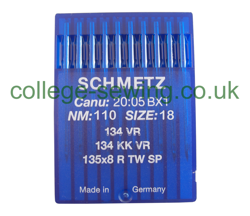 134VR SIZE 110 PACK OF 10 NEEDLES SCHMETZ