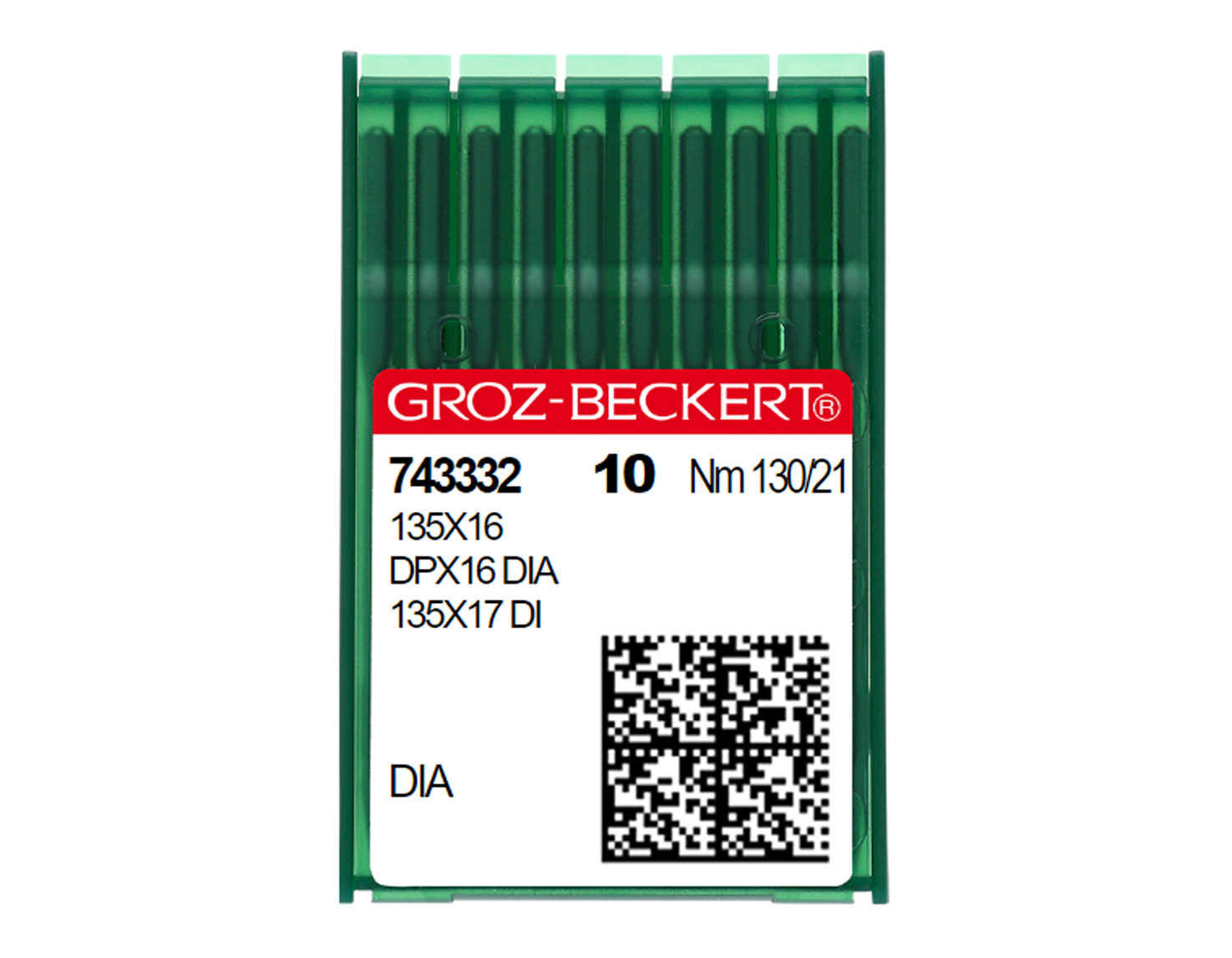 135X16DIA SIZE 130 PACK OF 10 NEEDLES GROZ BECKERT