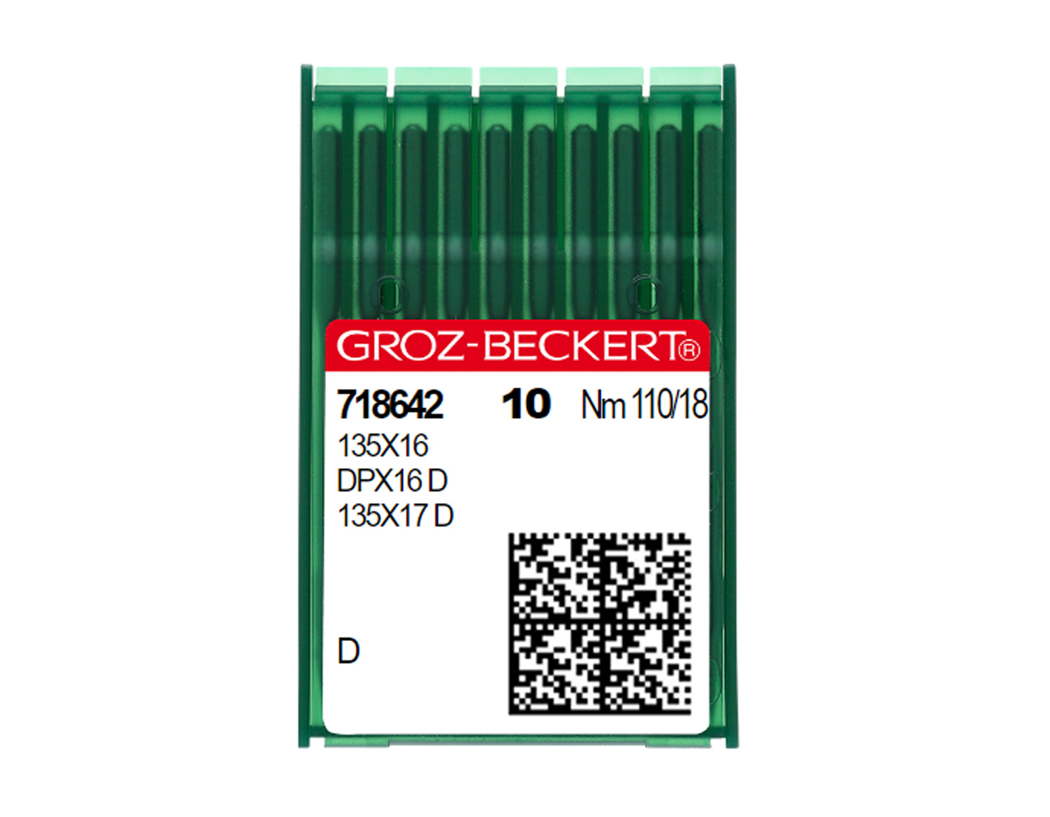 135X16TRI SIZE 110 PACK OF 10 NEEDLES GROZ BECKERT
