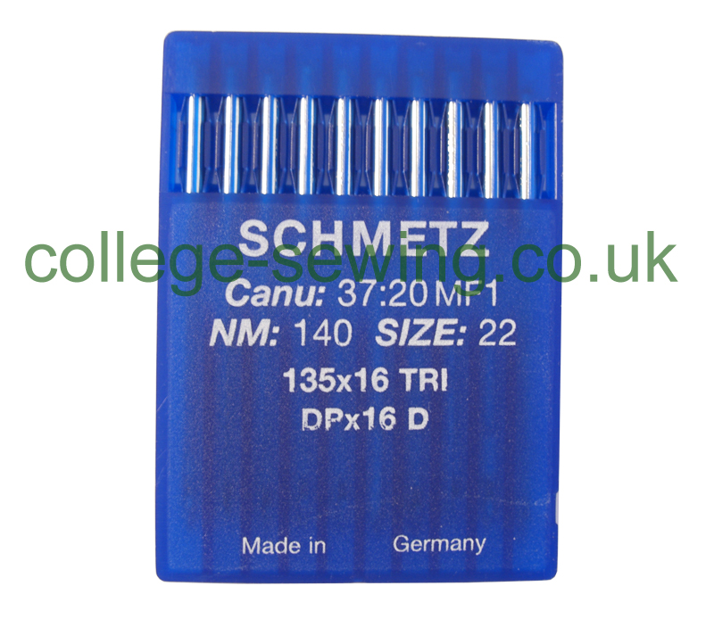 135X16TRI SIZE 140 PACK OF 10 NEEDLES SCHMETZ