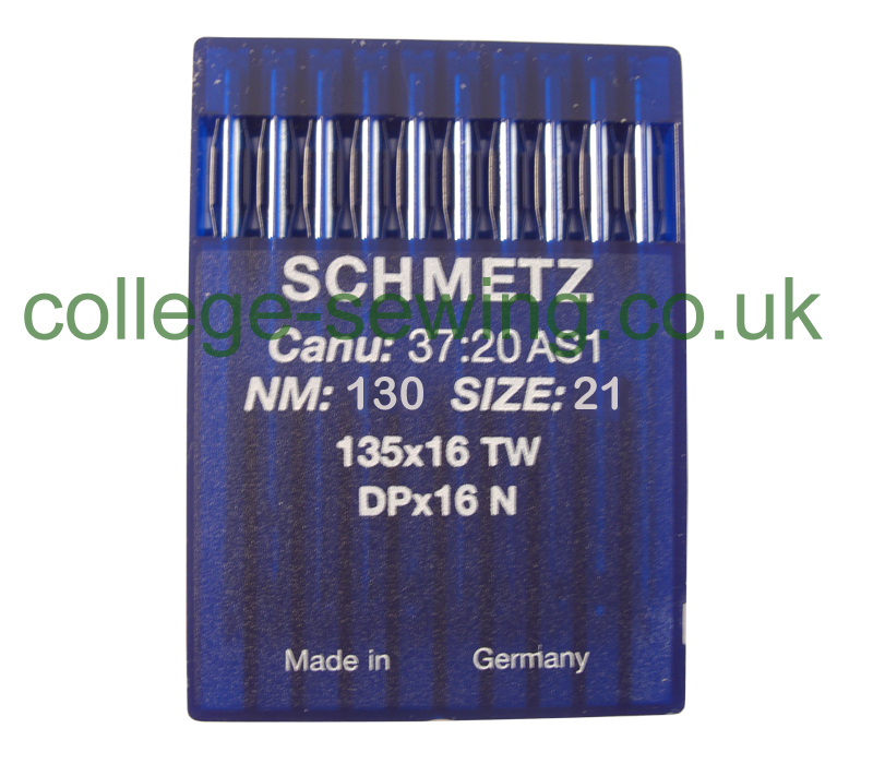 135X16NTW SIZE 130 PACK OF 10 NEEDLES SCHMETZ
