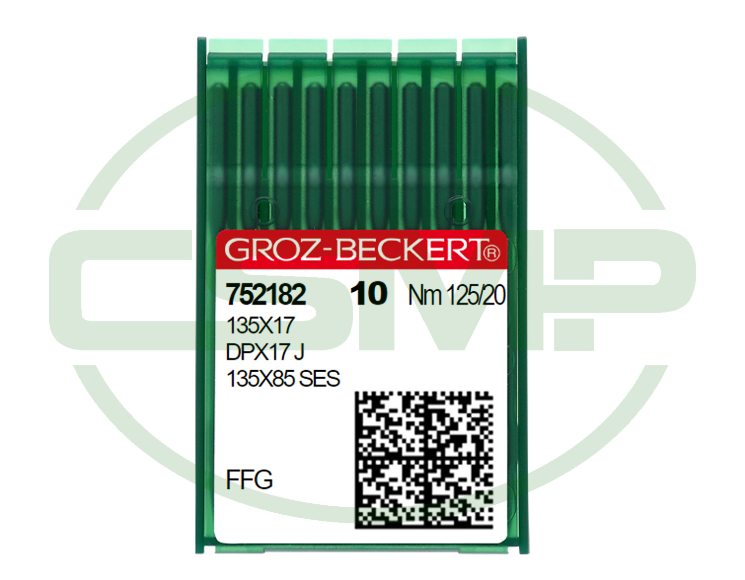 135X17FFG SES SIZE 125 PACK OF 10 NEEDLES GROZ BECKERT