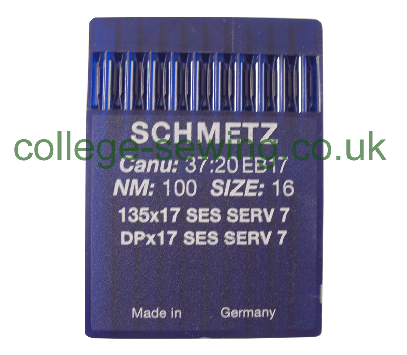 135X17 SES SERV7 SIZE 100 PACK OF 10 NEEDLES SCHMETZ