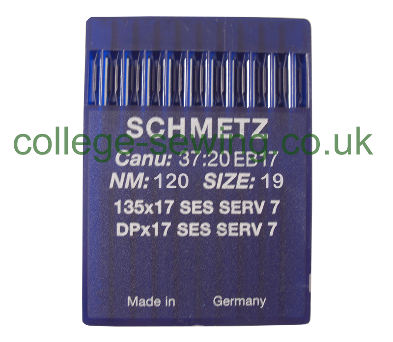 135X17 SES SERV7 SIZE 120 PACK OF 10 NEEDLES SCHMETZ