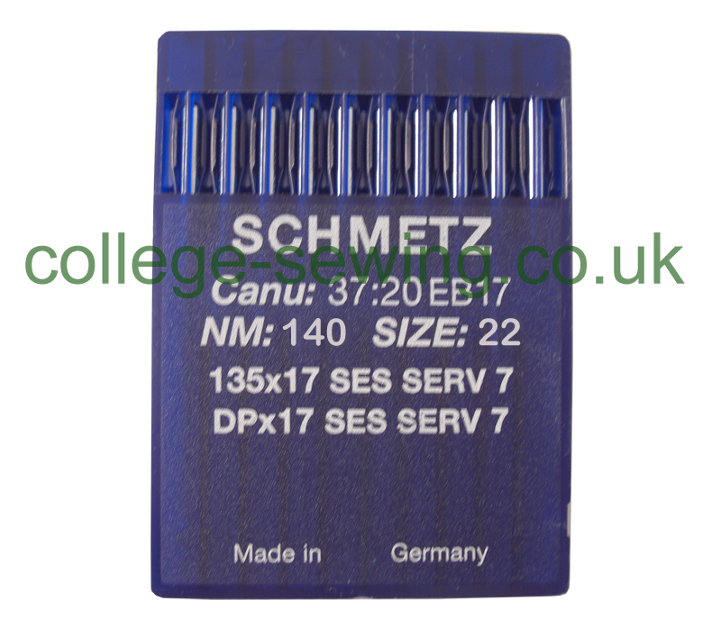 135X17 SES SERV7 SIZE 140 PACK OF 10 NEEDLES SCHMETZ