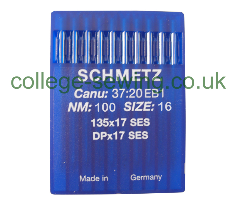 135X17 SES SIZE 100 PACK OF 10 NEEDLES SCHMETZ