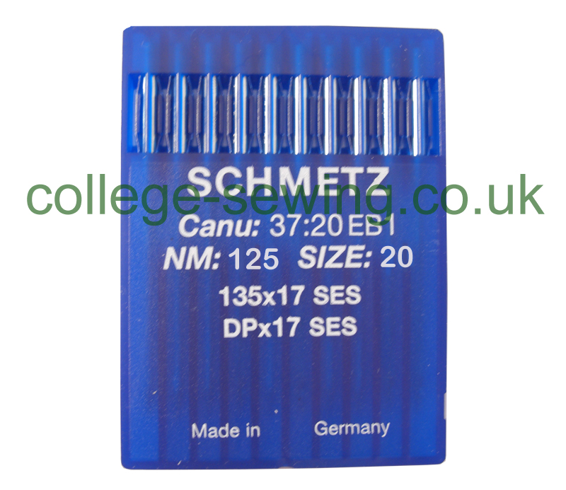 135X17 SES SIZE 125 PACK OF 10 NEEDLES SCHMETZ