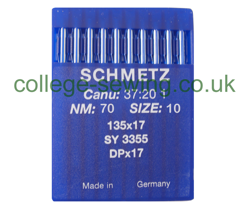 135X17 SIZE 70 PACK OF 10 NEEDLES SCHMETZ