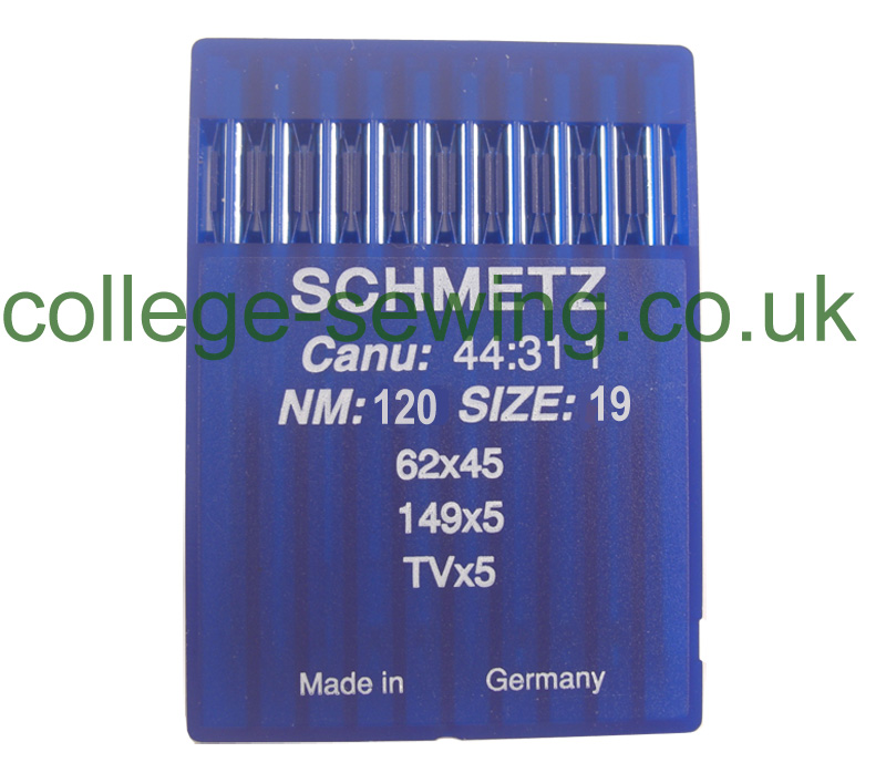 149X5 SIZE 120 PACK OF 10 NEEDLES SCHMETZ