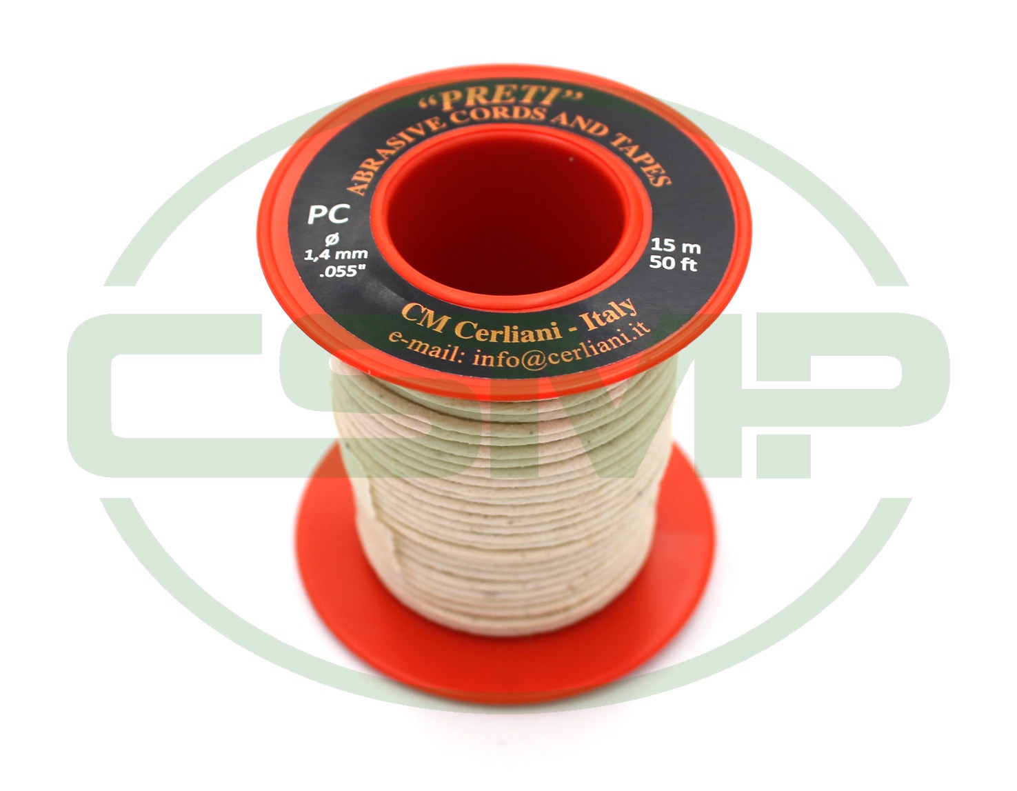 14PC15 1.4MM X 15M 280GRIT PRETI POLISHING CORD