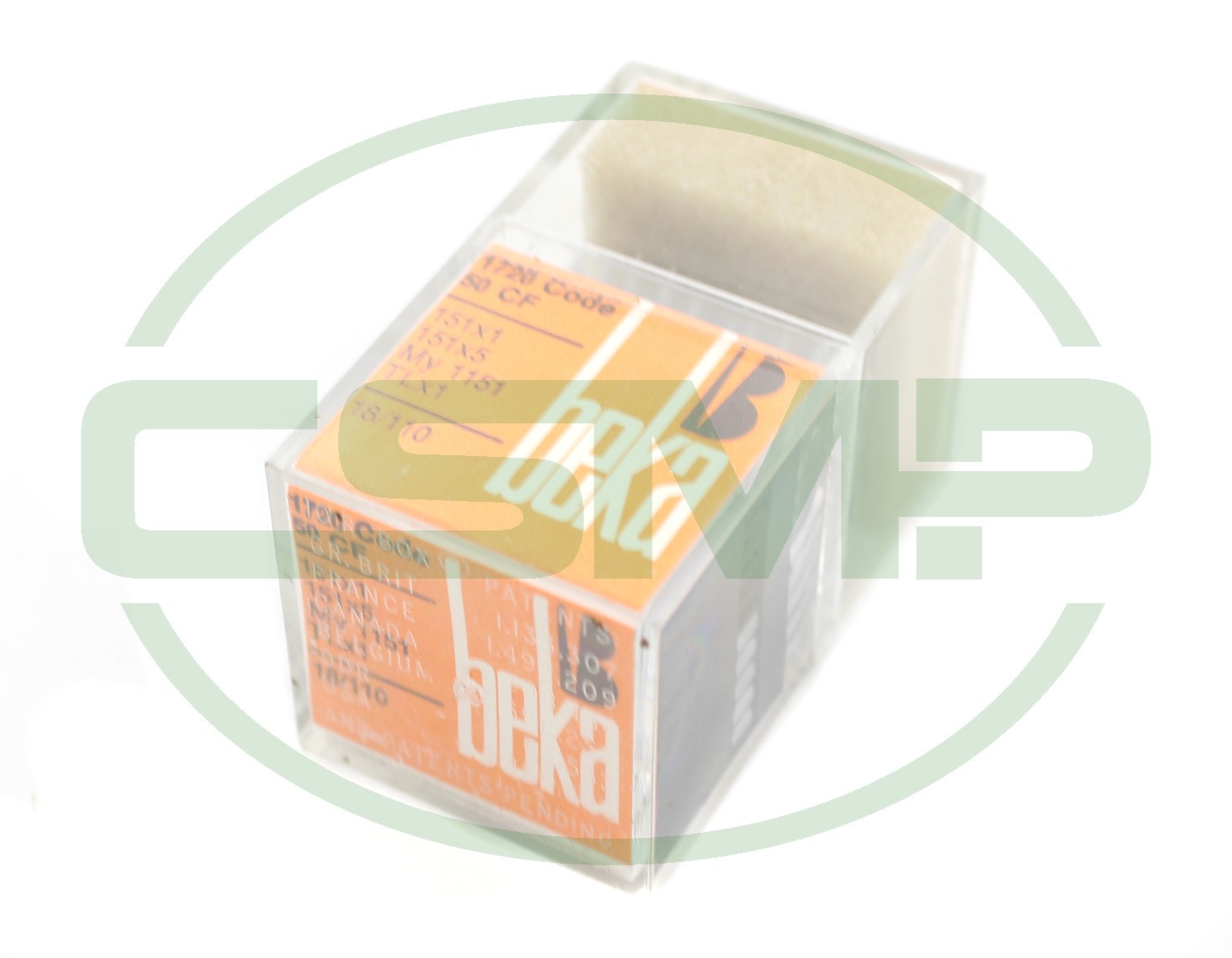 151X7 SIZE 110 = 60M PACK OF 10 NEEDLES BEKA DISCONTINUED