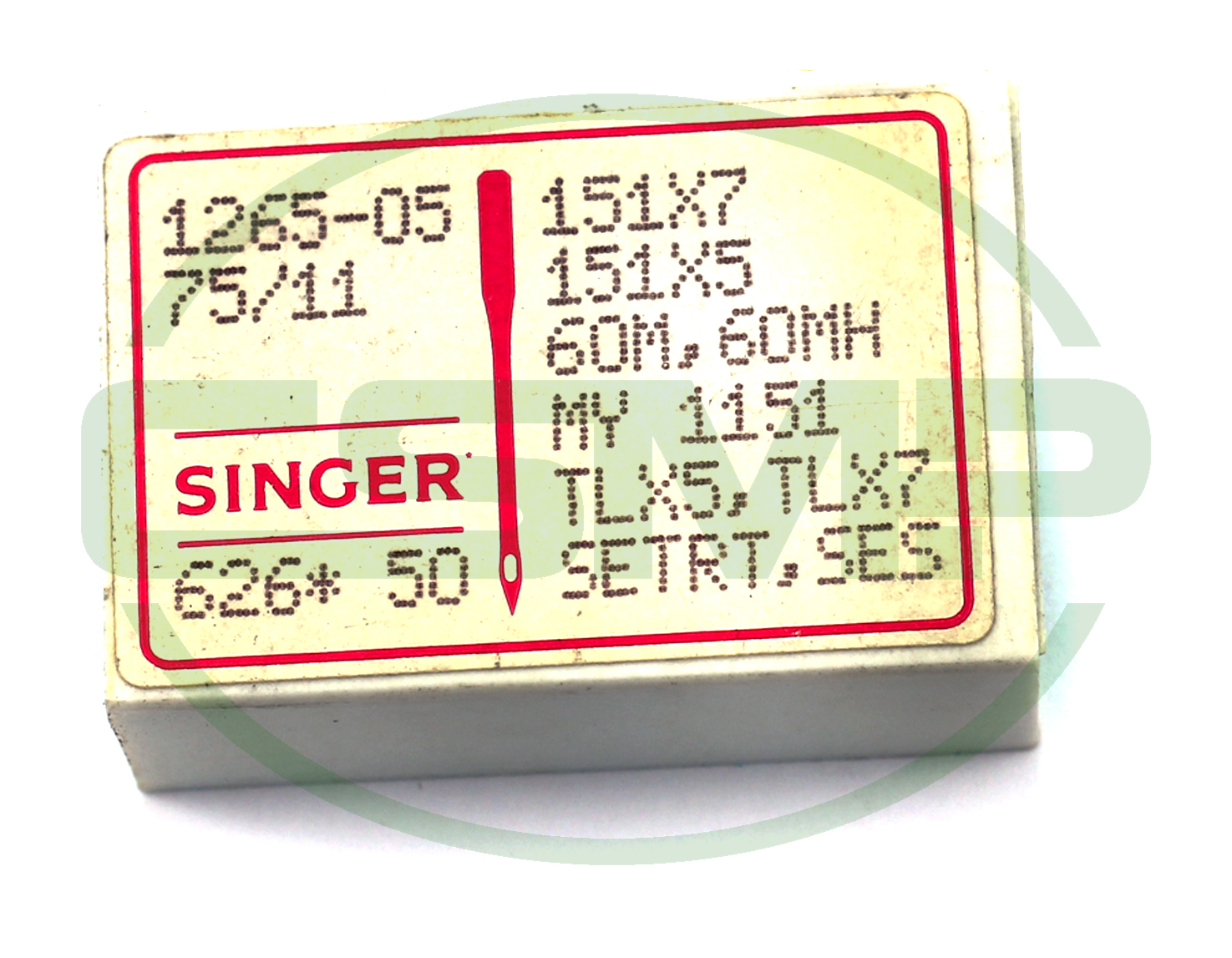 151X7 SIZE 75 = 60M PACK OF 10 NEEDLES SINGER DISCONTINUED