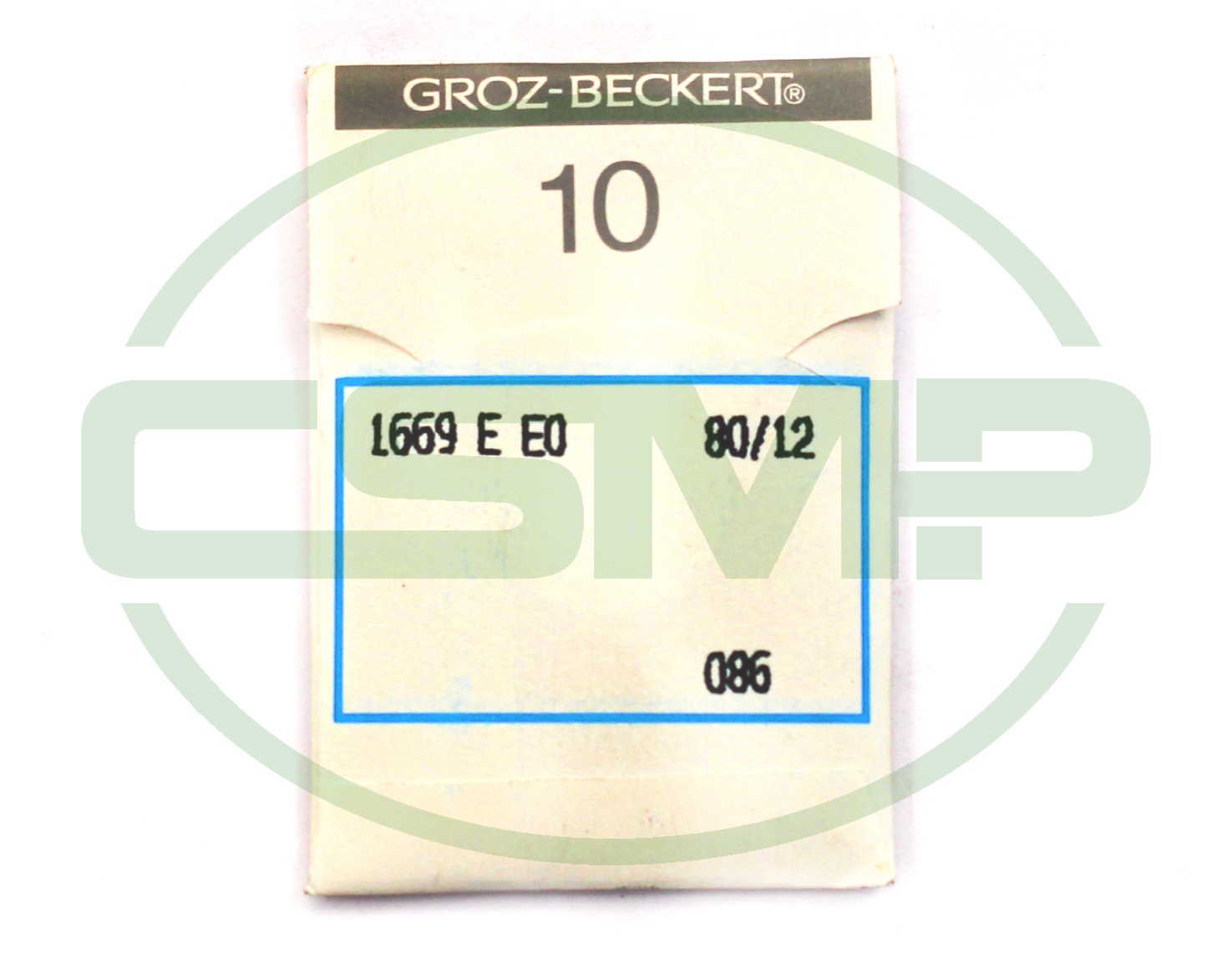 1669EEO SIZE 80 PACK OF 10 NEEDLES GROZ BECKERT