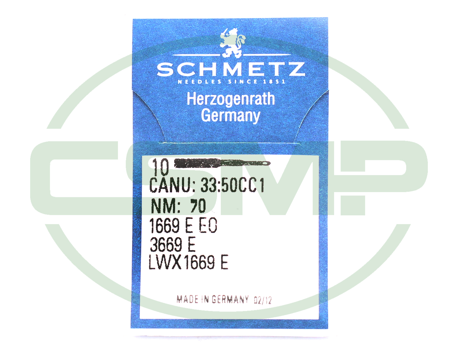 1669E SIZE 70 PACK OF 10 NEEDLES SCHMETZ