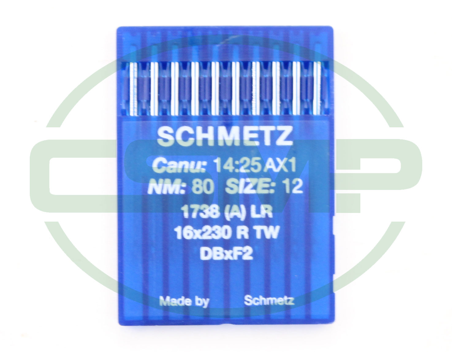 16X230NRTW SIZE 80 PACK OF 10 NEEDLES SCHMETZ