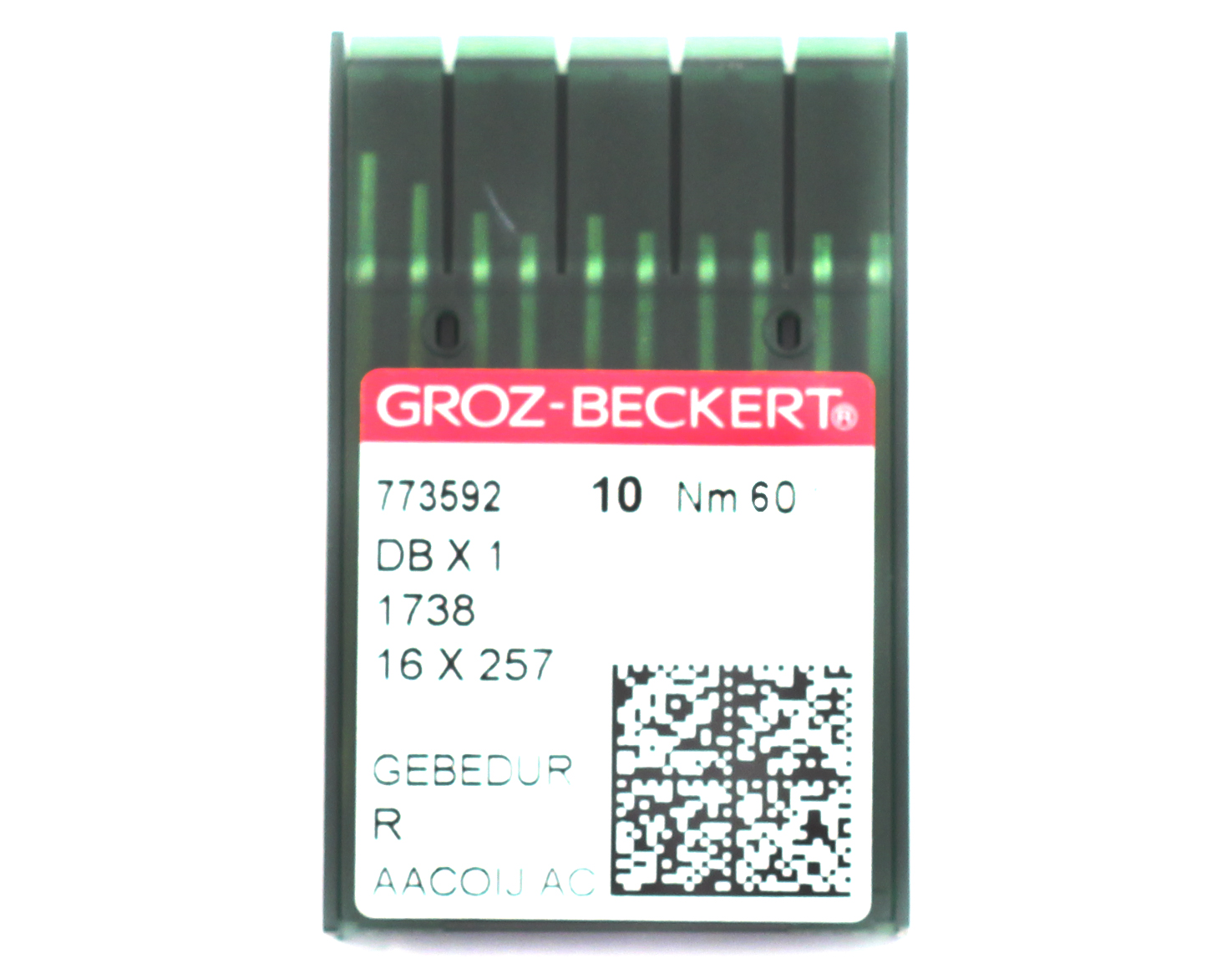 16X231 GEBEDUR SIZE 60 GROZ BECKERT PACK OF 10 NEEDLES