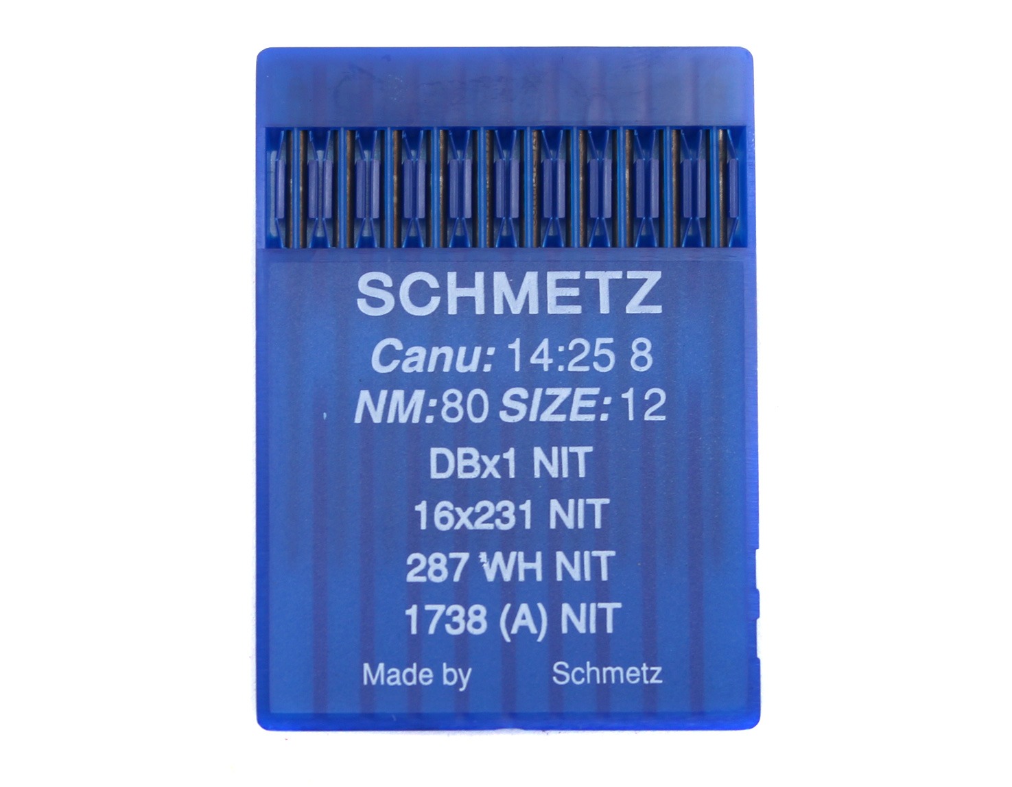 16X231 NIT SIZE 80 NICKEL TEFLON PACK OF 10 SCHMETZ NEEDLES