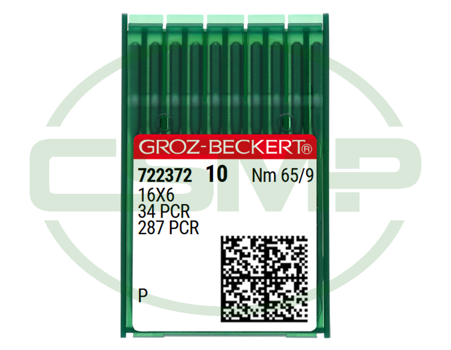16X6 SIZE 65 = 34PCR PACK OF 10 NEEDLES GROZ BECKERT